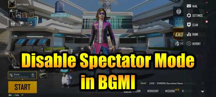 How to disable Spectator Mode in Battlegrounds Mobile India – PlayerZon Blog