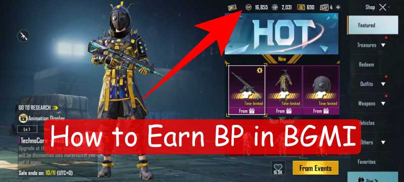 How to Earn & Spend BP (Battle Points) in Battlegrounds Mobile India – PlayerZon Blog