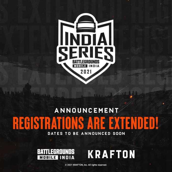 BGMI India Series 2021 Registration Dates Extended (New Dates to be Announced) – PlayerZon Blog
